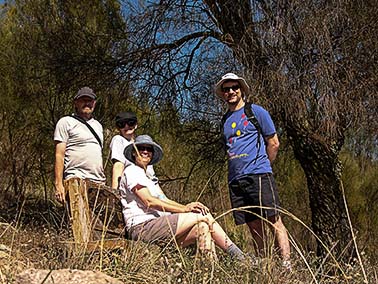 walk up Mt. Taylor with Kate & Paul